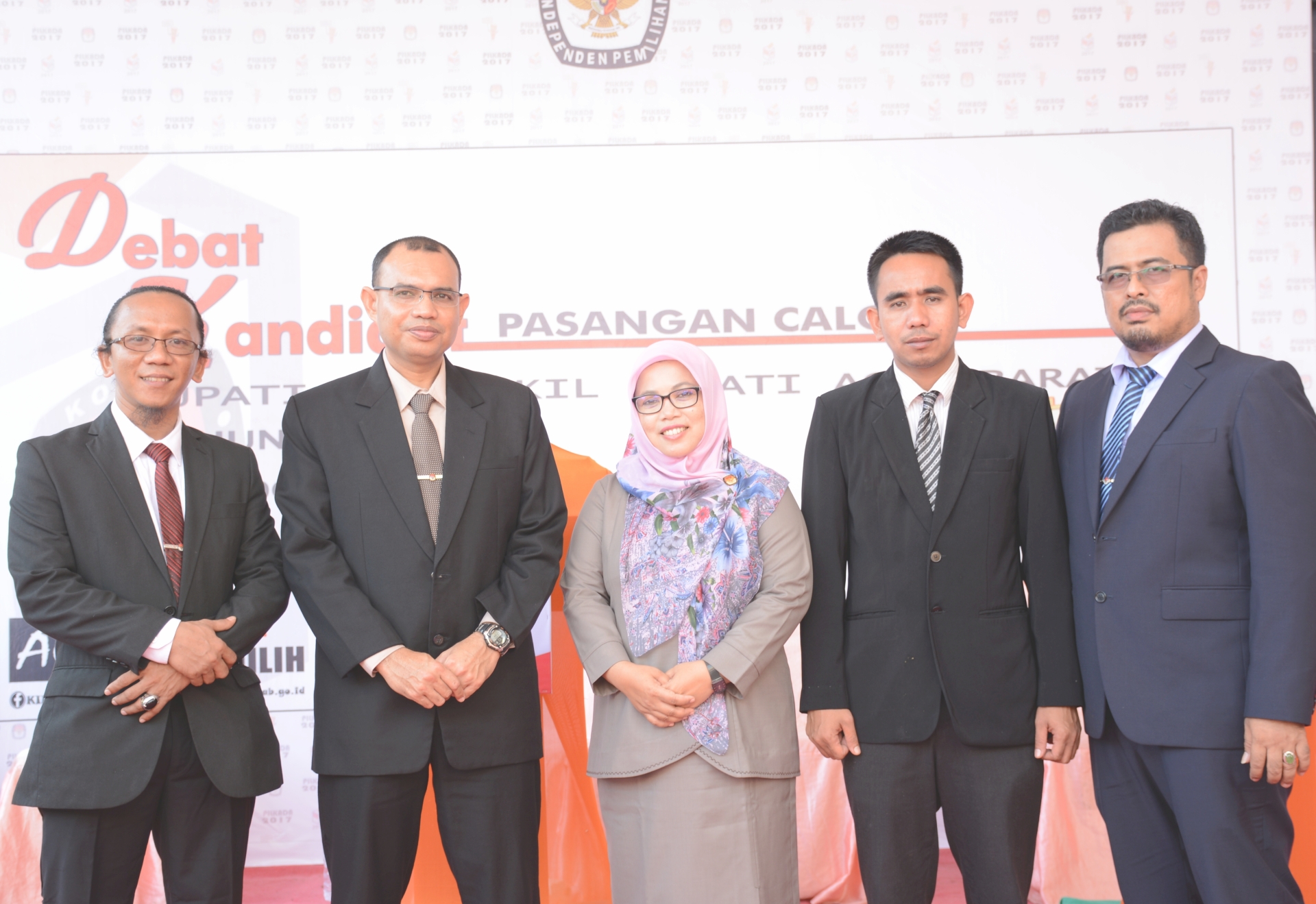 Komisioner KIP Aceh Barat Pada Acara Debat Kandidat Pilkada 2017